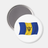 Barbados Flag Magnet (Voorkant / Achterkant)