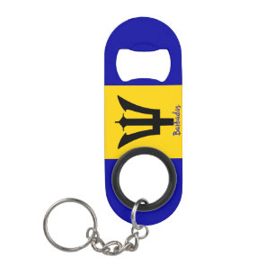 Barbados Flag Mini Flessenopener