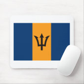 Barbados Flag Mousepad Muismat (Met muis)
