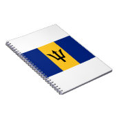 Barbados Flag Notitieboek (Rechterzijde)