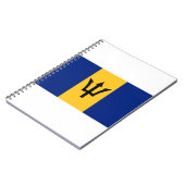 Barbados Flag Notitieboek (Linkerzijde)