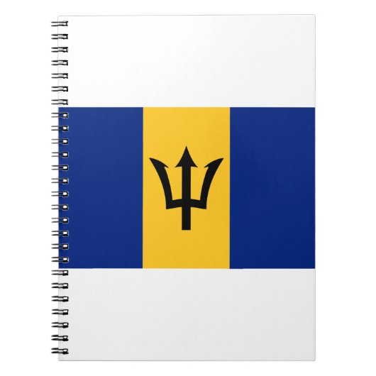 Barbados Flag Notitieboek (Voorkant)
