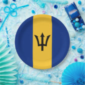 Barbados Flag Papieren Bordje (Feest)
