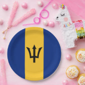 Barbados Flag Papieren Bordje (Feest)