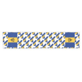 BARBADOS Flag Patriotic Korte Tafelloper (Horizontaal)
