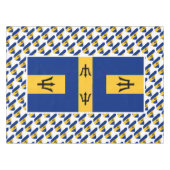 BARBADOS FLAG Patriotic Tafelkleed (Voorkant (Horizontaal))