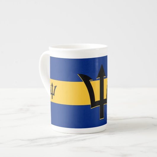 Barbados Flag Porselein Kop (Links)