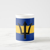 Barbados Flag Porselein Kop (Voorkant)