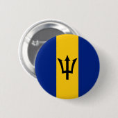 Barbados Flag Ronde Button 5,7 Cm (Voorkant /achterkant)