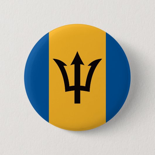 Barbados Flag Ronde Button 5,7 Cm (Voorkant)