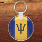Barbados Flag Sleutelhanger (Voorkant)