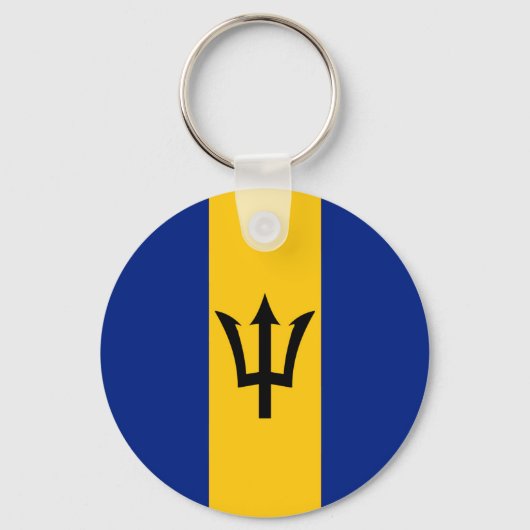 Barbados Flag Sleutelhanger (Voorkant)