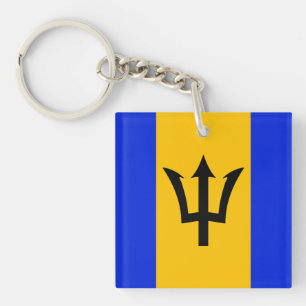 Barbados Flag Sleutelhanger