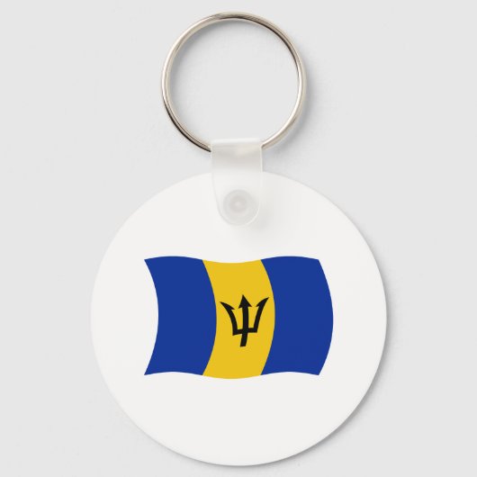 Barbados Flag Sleutelhanger (Voorkant)