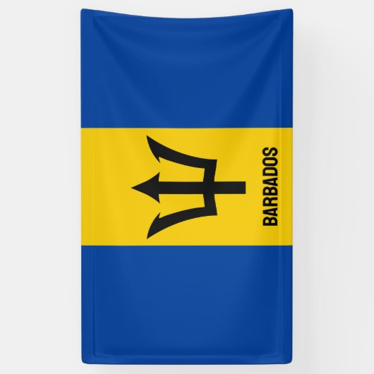 Barbados Flag Spandoek (Verticaal)