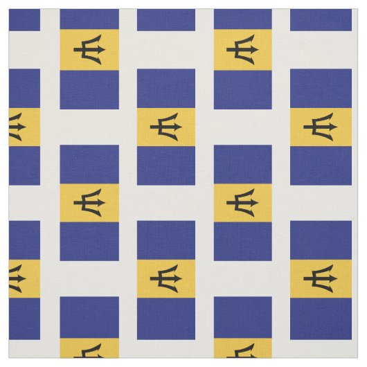 Barbados Flag Stof (Swatch)