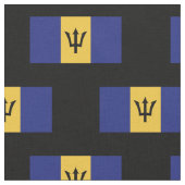 Barbados Flag Stof (Close Up)