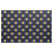 Barbados Flag Stof (Fat Quarter)