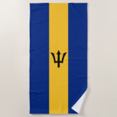 Barbados Flag Strandlaken (Voorkant)