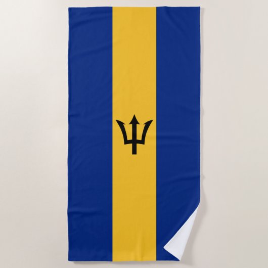Barbados Flag Strandlaken (Voorkant)