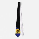 Barbados Flag Stropdas (Voorkant)