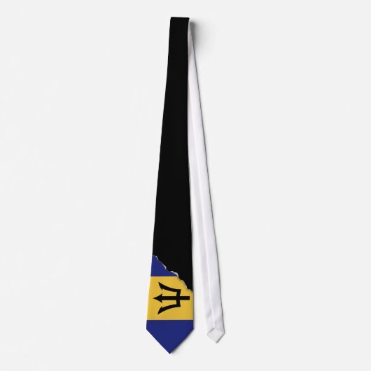 Barbados Flag Stropdas (Voorkant)