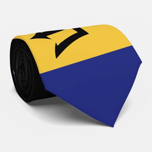 Barbados Flag Stropdas (Opgerold)