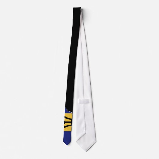 Barbados Flag Stropdas (Achterkant)