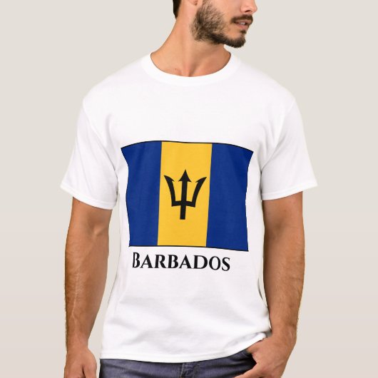 Barbados Flag T-shirt (Voorkant)