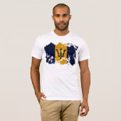 Barbados Flag T-shirt (Voorkant volledig)