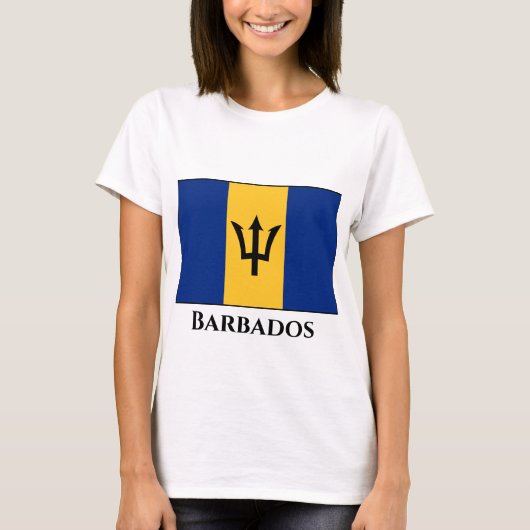 Barbados Flag T-shirt (Voorkant)