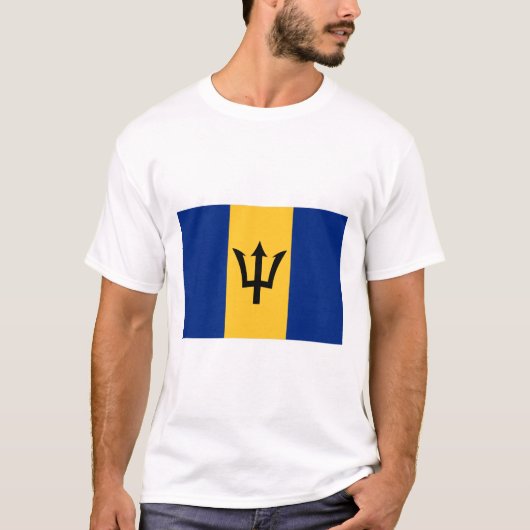 Barbados Flag T-shirt (Voorkant)