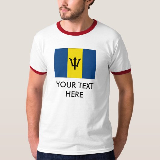 Barbados Flag T-shirt (Voorkant)