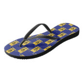 Barbados Flag Teenslippers (Schuin)