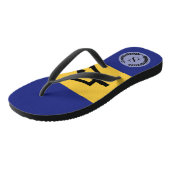 Barbados Flag Teenslippers (Schuin)