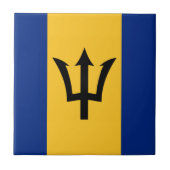 Barbados Flag Tegeltje (Voorkant)