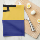 Barbados Flag Theedoek (Quarter Fold)