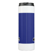 Barbados Flag Thermal Tumbler Thermosbeker (Achterkant)