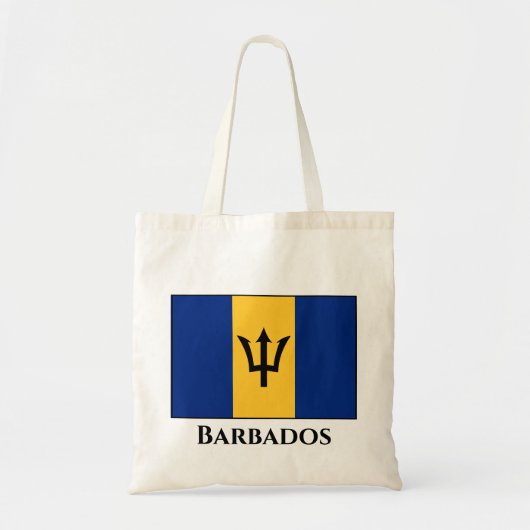 Barbados Flag Tote Bag (Voorkant)