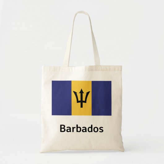 Barbados Flag Tote Bag (Voorkant)