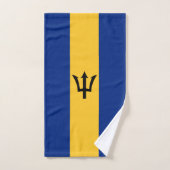 Barbados Flag Towel Bad Handdoek (Handdoek)