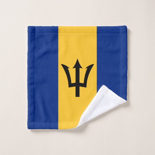Barbados Flag Towel Bad Handdoek (Wasdoekje)
