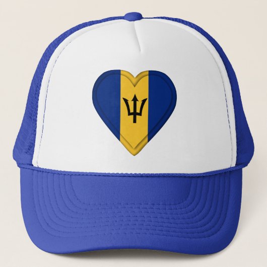 Barbados Flag Trucker Pet (Voorkant)