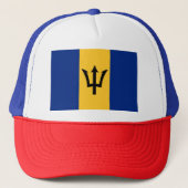 Barbados Flag Trucker Pet (Voorkant)