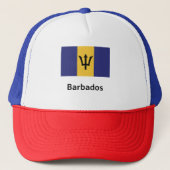 Barbados Flag Trucker Pet (Voorkant)