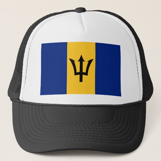 Barbados Flag Trucker Pet (Voorkant)