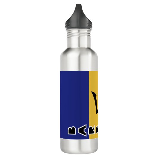 Barbados Flag Waterfles (Links)