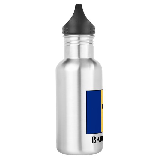 Barbados Flag Waterfles (Links)