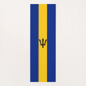 Barbados Flag Yogamat (Achterkant)
