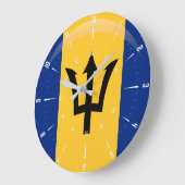 Barbados    FlagLarge Clock Grote Klok (Hoek)
